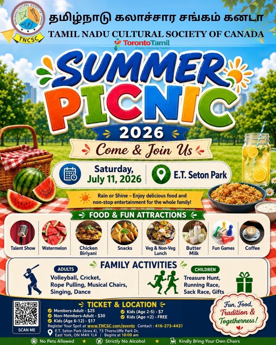 TNCSC – Summer Picnic 2026
